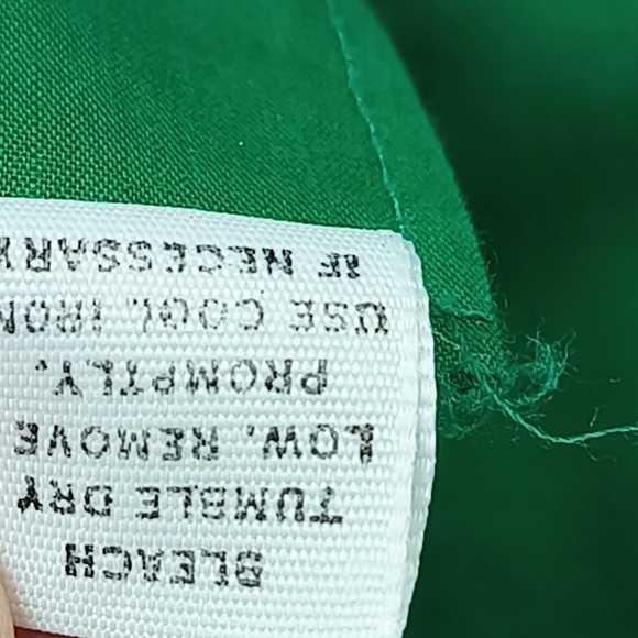 H bar C USA Made CALIFORNIA RANCHWEAR vintage GREEN white PEARL buttons 16.5/34 - Picture 11 of 16